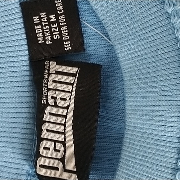 Pennant Blue MADISON Pullover Ribbed Sweatshirt M - Picture 5 of 9